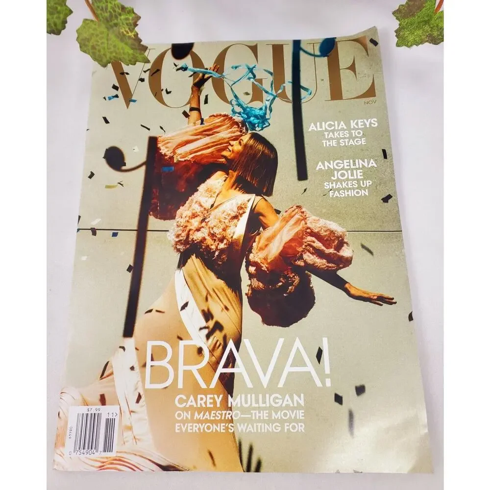 New Vogue Magazine November 2023 US Alicia Keyes Angelina Jolie Fashion Nov 23